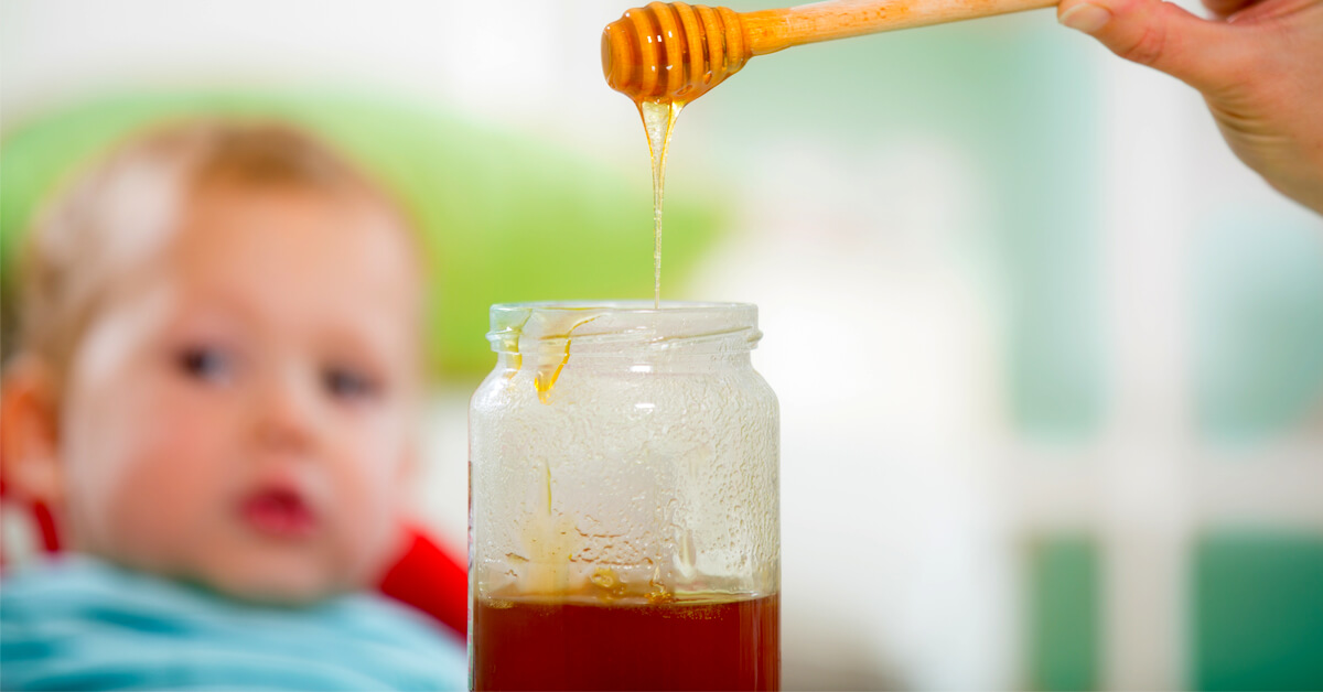 العسل للاطفال بعد السنة