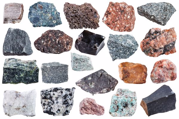 أنواع الصخور واسمائها