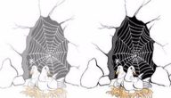 قصة العنكبوت والحمامة في الغار للاطفال