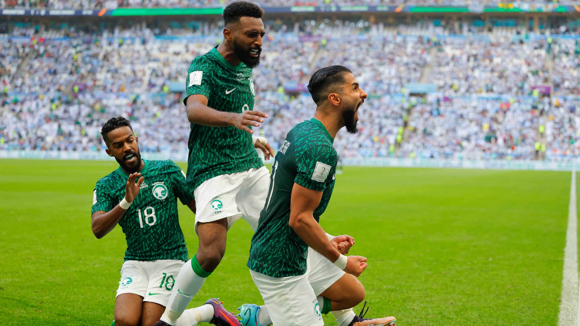 السعودية تحقق فوزا تاريخيا على الأرجنتين في كأس العالم قطر 2022